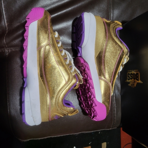 WWE x Wmns Disruptor 2 'Sasha Banks' Style 5FM00726 750 Womens Size 10 - Picture 9 of 10